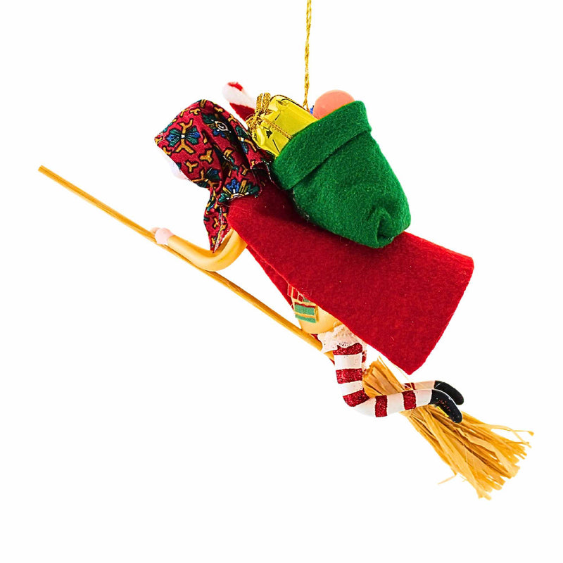 De Carlini Italian Ornaments Befana Witch - - SBKGifts.com