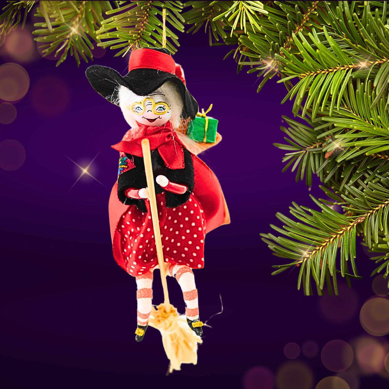 De Carlini Italian Ornaments Befana Witch - - SBKGifts.com