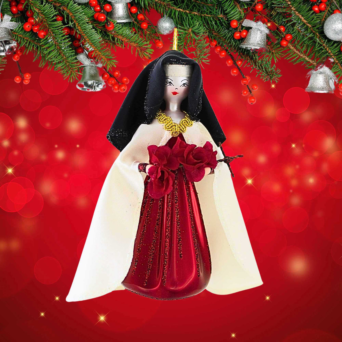De Carlini Italian Ornaments Saint Therese - - SBKGifts.com