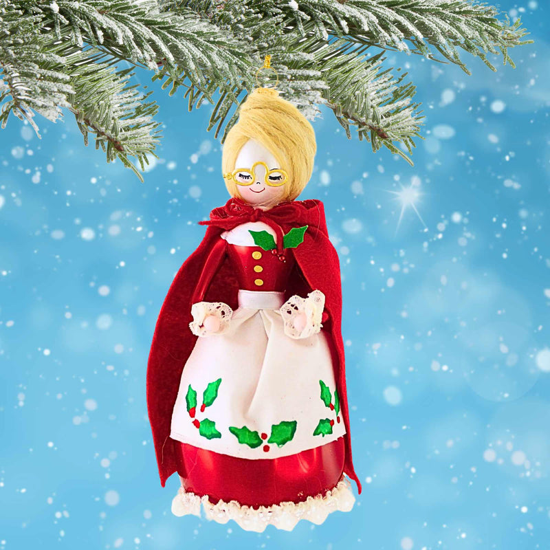 De Carlini Italian Ornaments Christmas Eve With Mrs. Claus - - SBKGifts.com