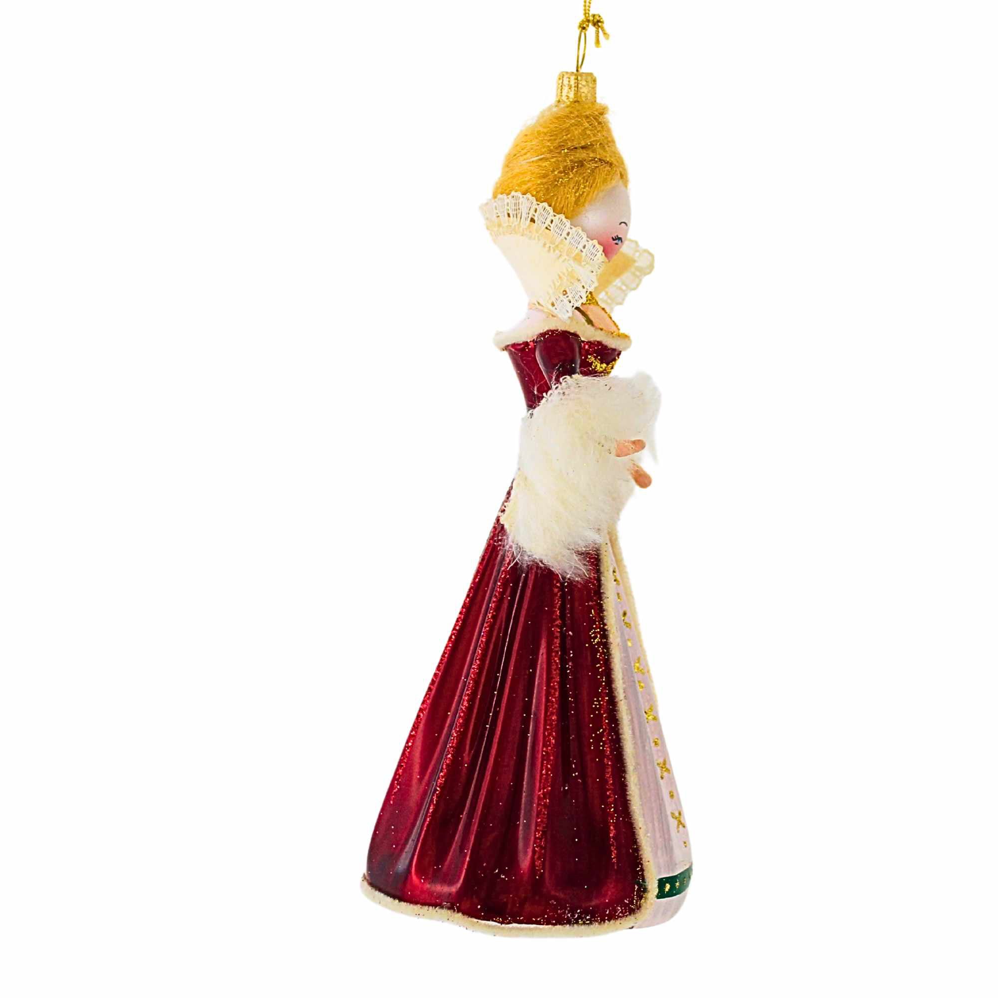 De Carlini Italian Ornaments 6.00In Mrs. Claus Of The Winter Court
