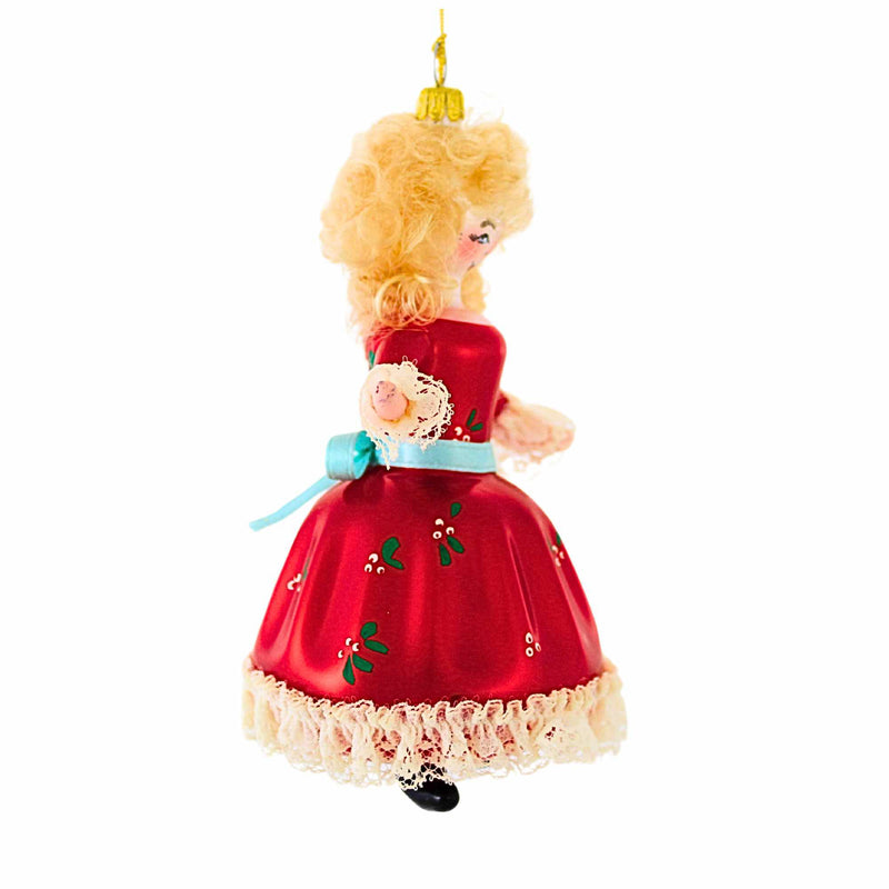 De Carlini Italian Ornaments Willow's New Christmas Dress - - SBKGifts.com