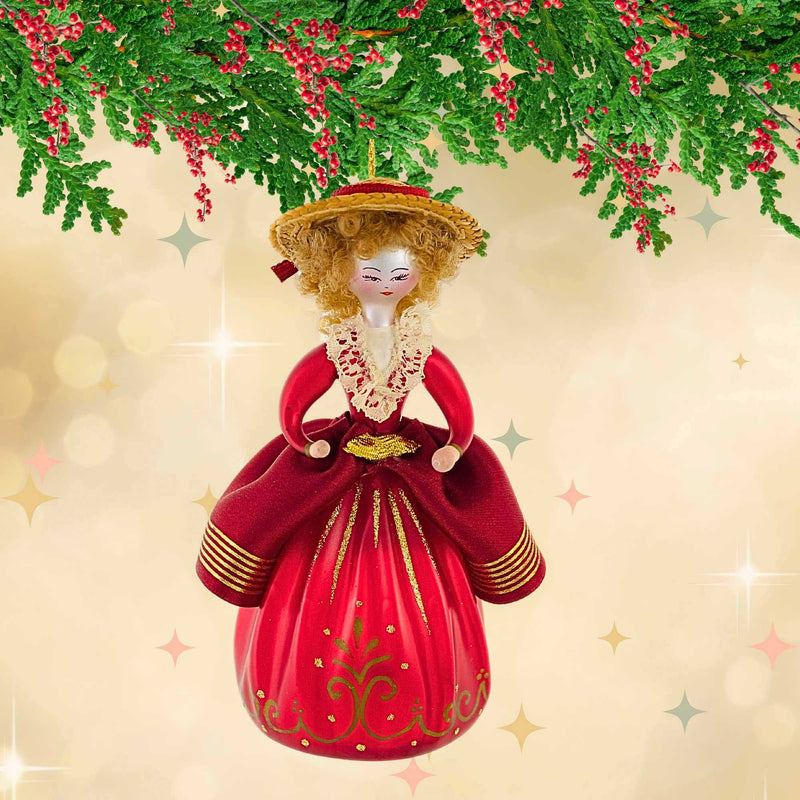 De Carlini Italian Ornaments Ruby June - - SBKGifts.com