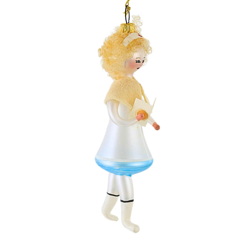 De Carlini Italian Ornaments Maxine With The Vaccine - - SBKGifts.com