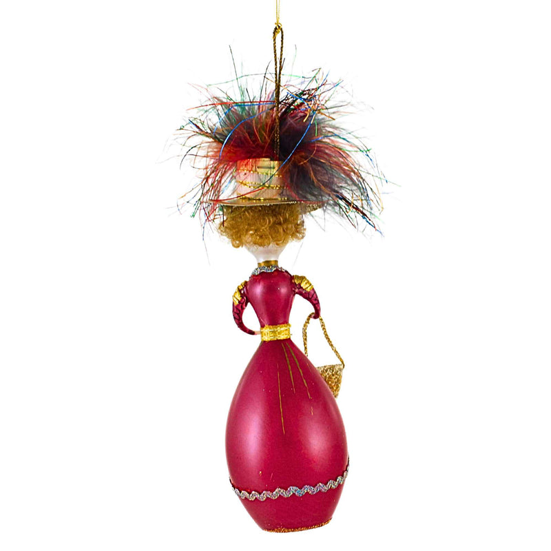 De Carlini Italian Ornaments Ms. Dolly - - SBKGifts.com