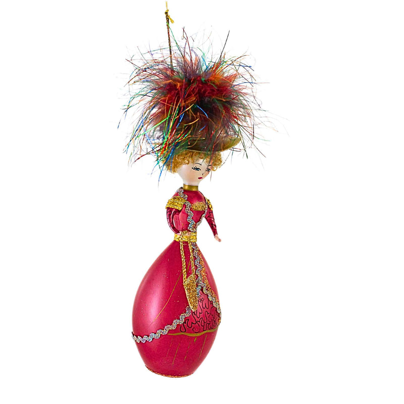 De Carlini Italian Ornaments Ms. Dolly - - SBKGifts.com