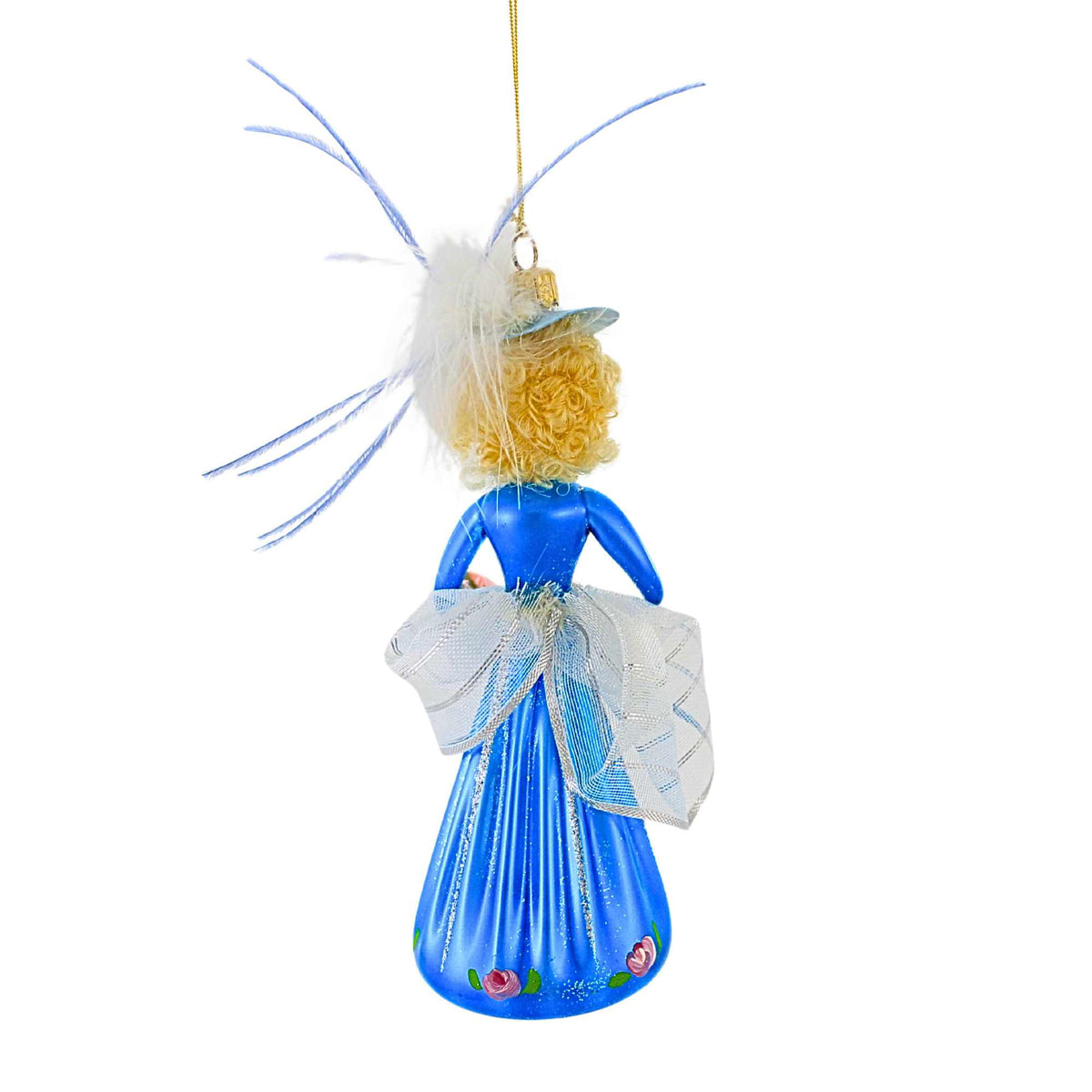 De Carlini Italian Ornaments Bonica Belle Rose - - SBKGifts.com