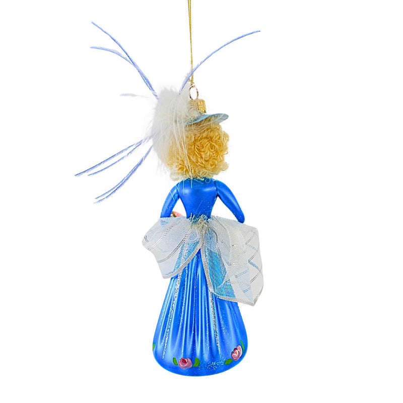De Carlini Italian Ornaments Bonica Belle Rose - - SBKGifts.com