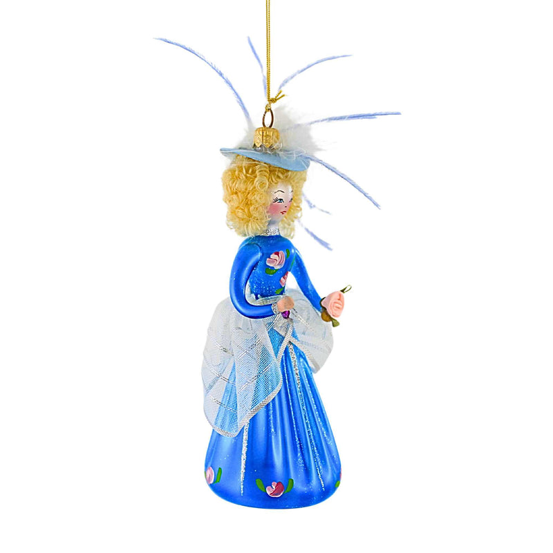 De Carlini Italian Ornaments Bonica Belle Rose - - SBKGifts.com