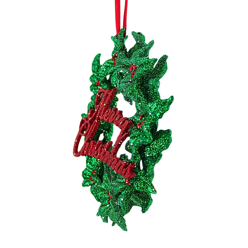 Craftoutlet.Com Merry Christmas Sparkle Wreath - - SBKGifts.com