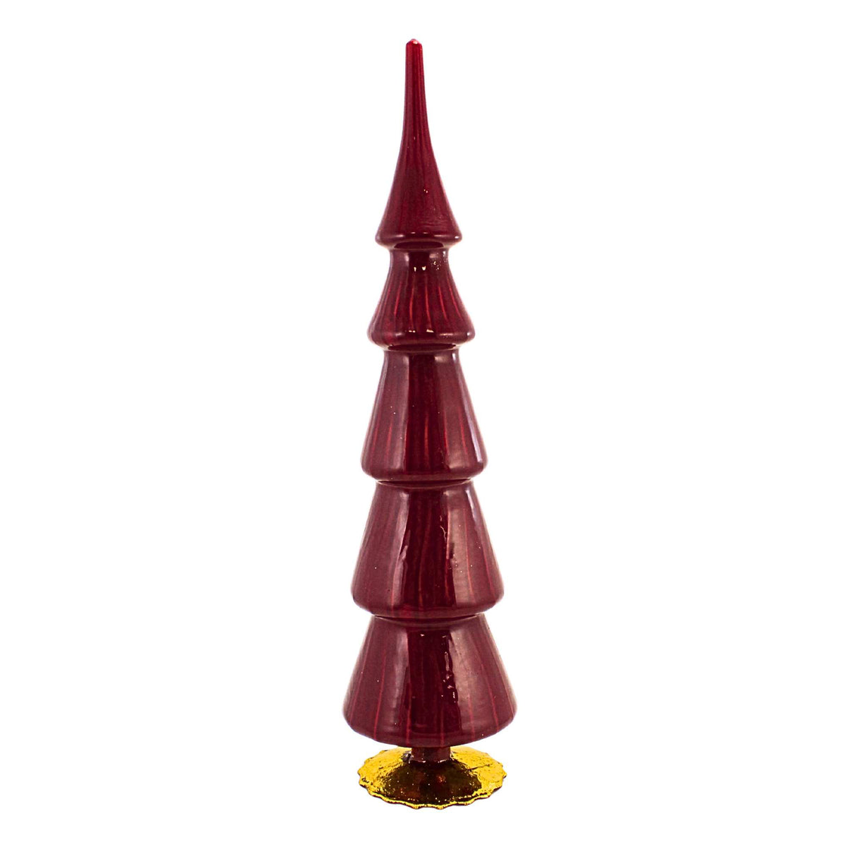 (64736) Single Red Glass Hued Tree