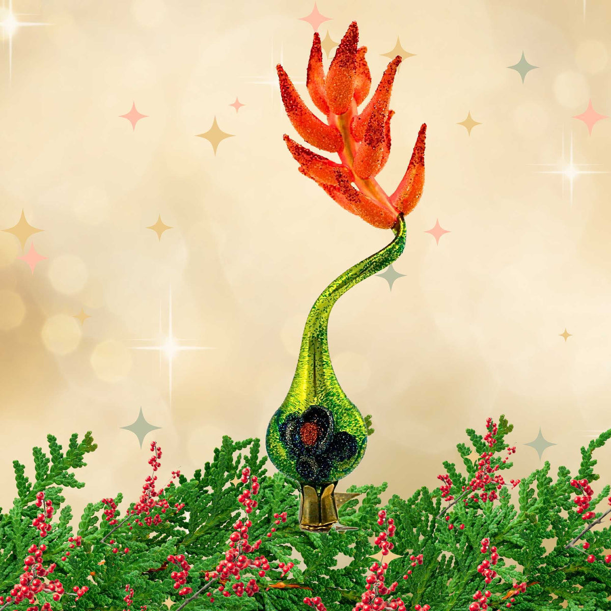 Morawski Bird Of Paradise Bud Clip On - - SBKGifts.com