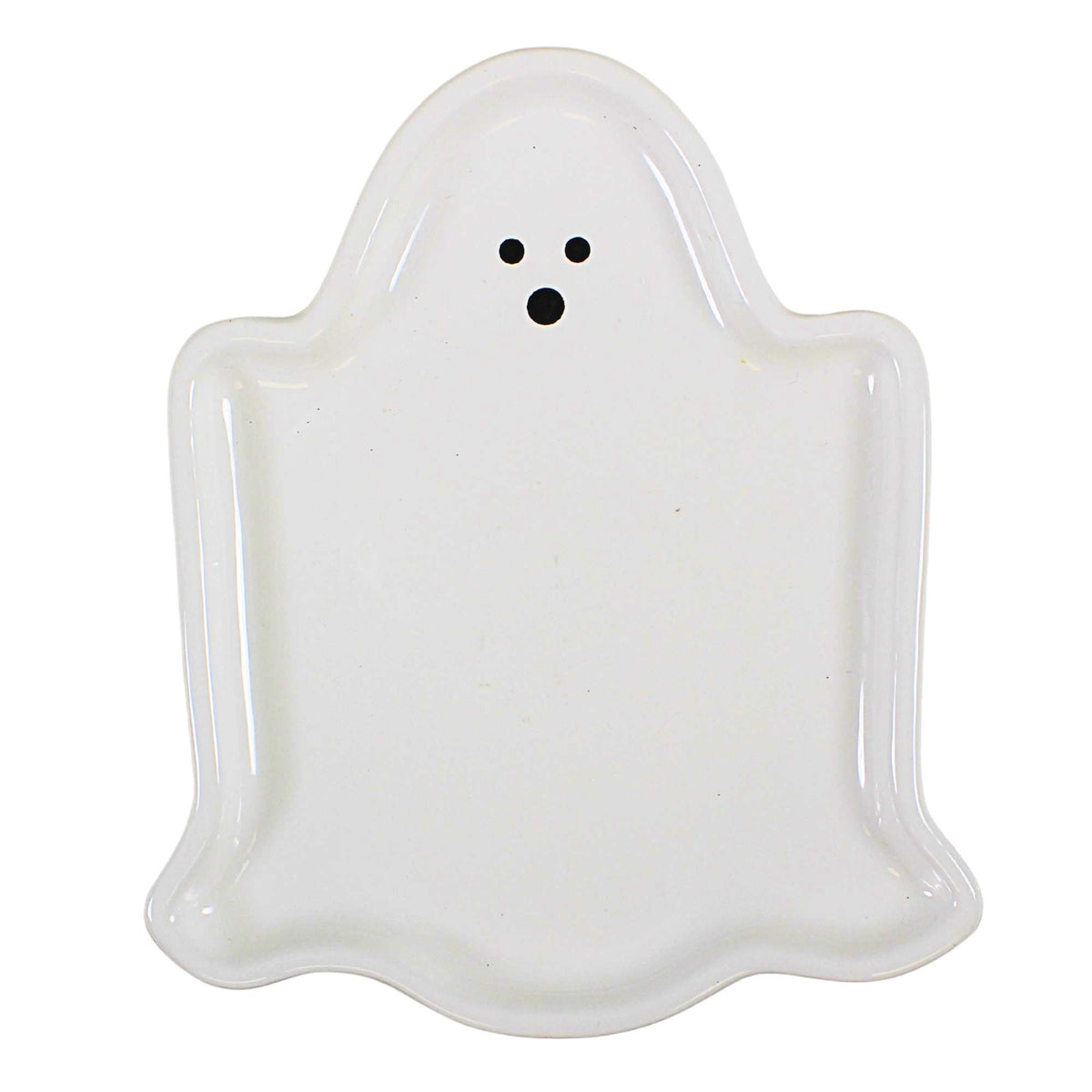 (64741) Happy Halloween Ghost Appetizer Plate