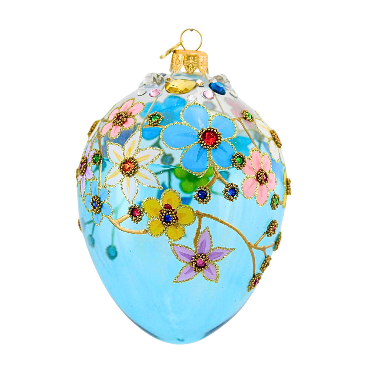 Glitter Lab Floral Cascade Translucent Egg - - SBKGifts.com