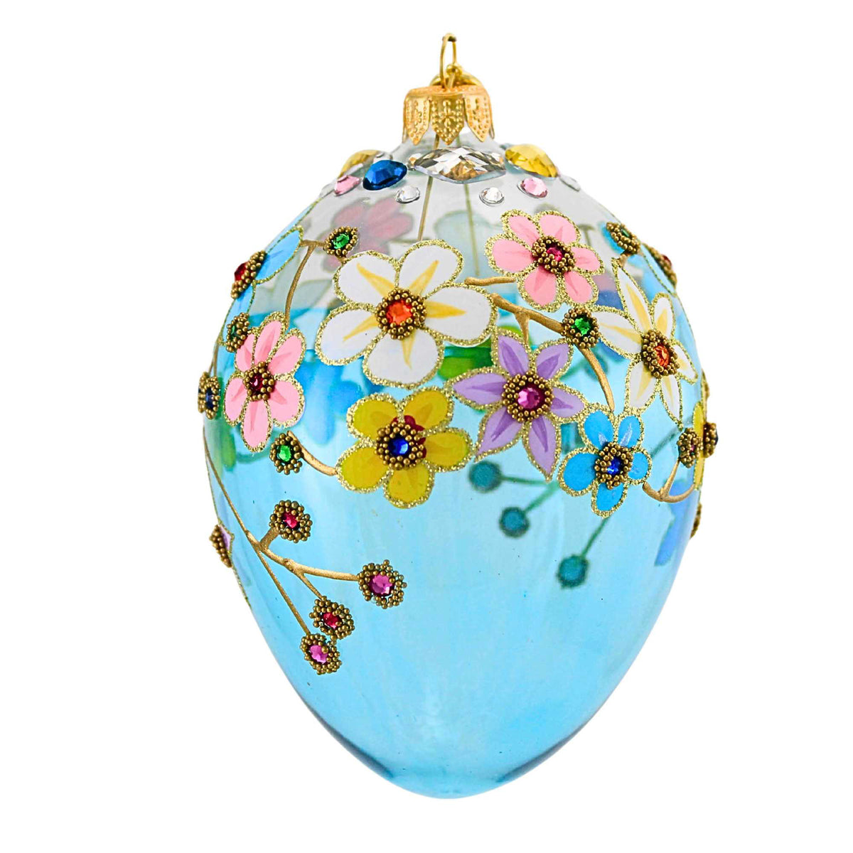 Glitter Lab Floral Cascade Translucent Egg - - SBKGifts.com