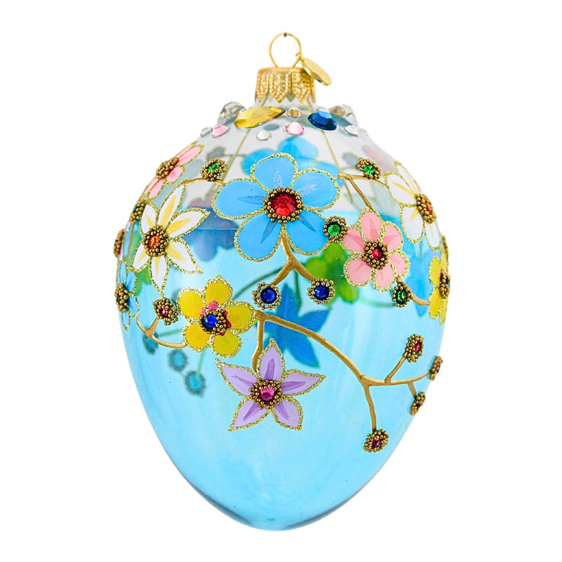 Glitter Lab Floral Cascade Translucent Egg - - SBKGifts.com