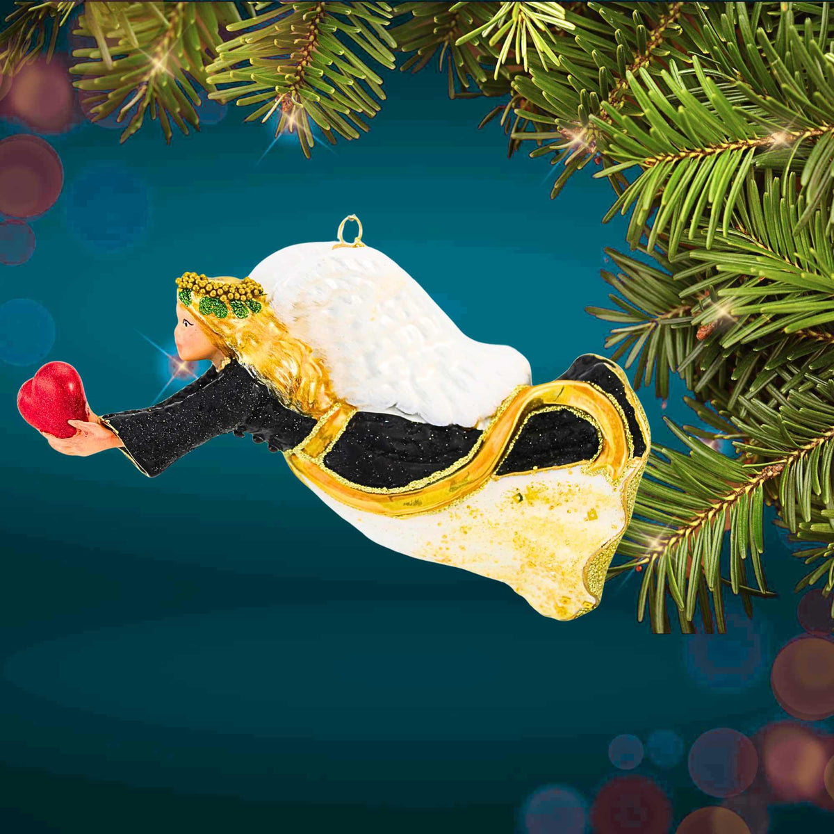 Glitter Lab Jacquard Flying Angel - - SBKGifts.com