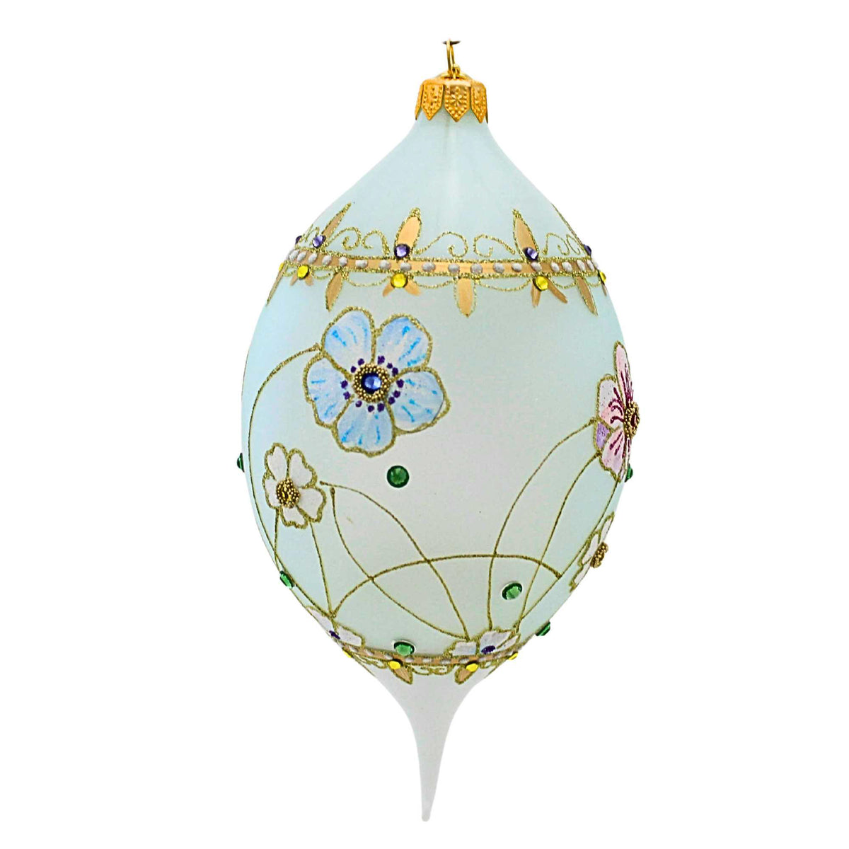 Glitter Lab Mint Meadow Drop Ornament - - SBKGifts.com