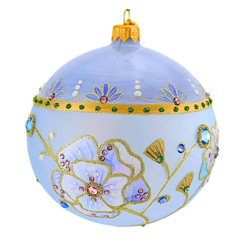 Glitter Lab Sky Blue Meadow Ball - - SBKGifts.com