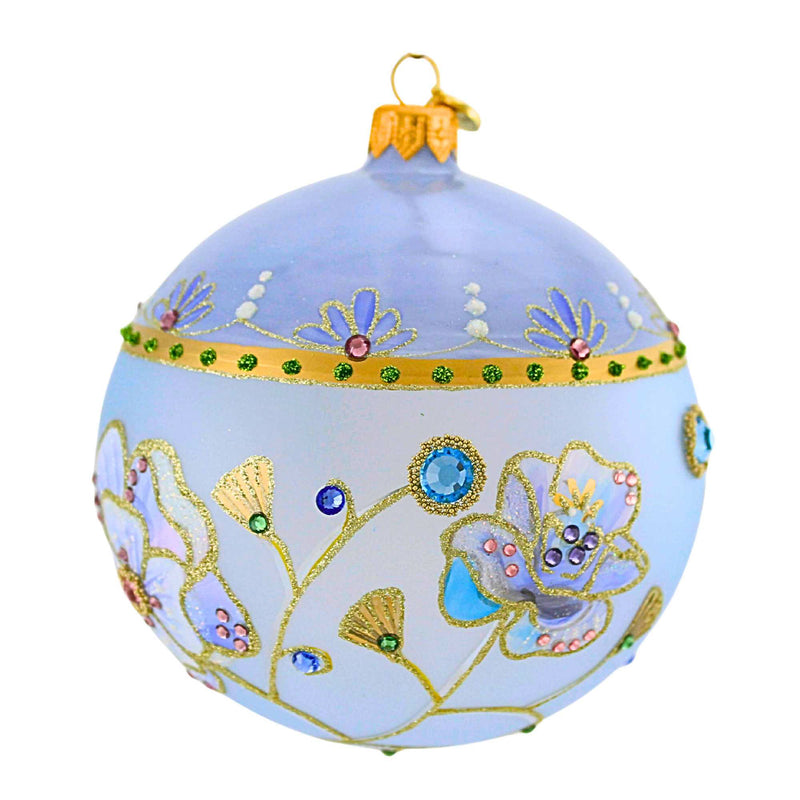 Glitter Lab Sky Blue Meadow Ball - - SBKGifts.com