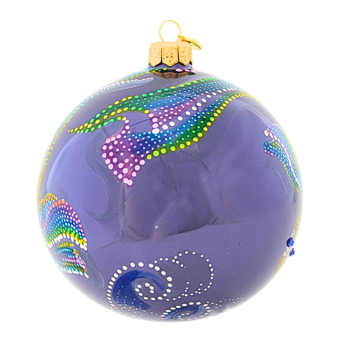 Glitter Lab Mandala Fish Ball - - SBKGifts.com