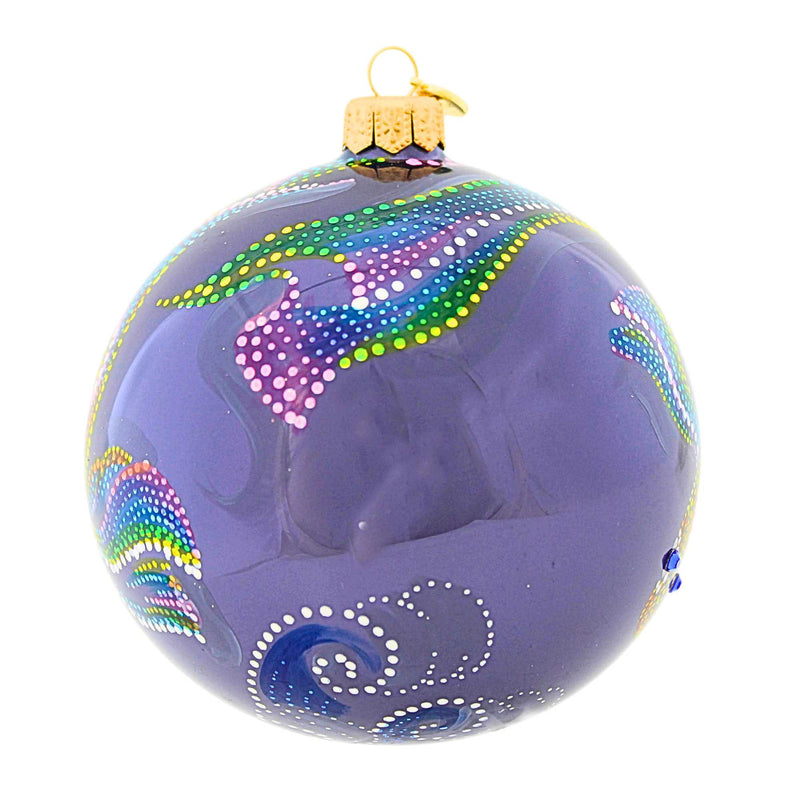 Glitter Lab Mandala Fish Ball - - SBKGifts.com