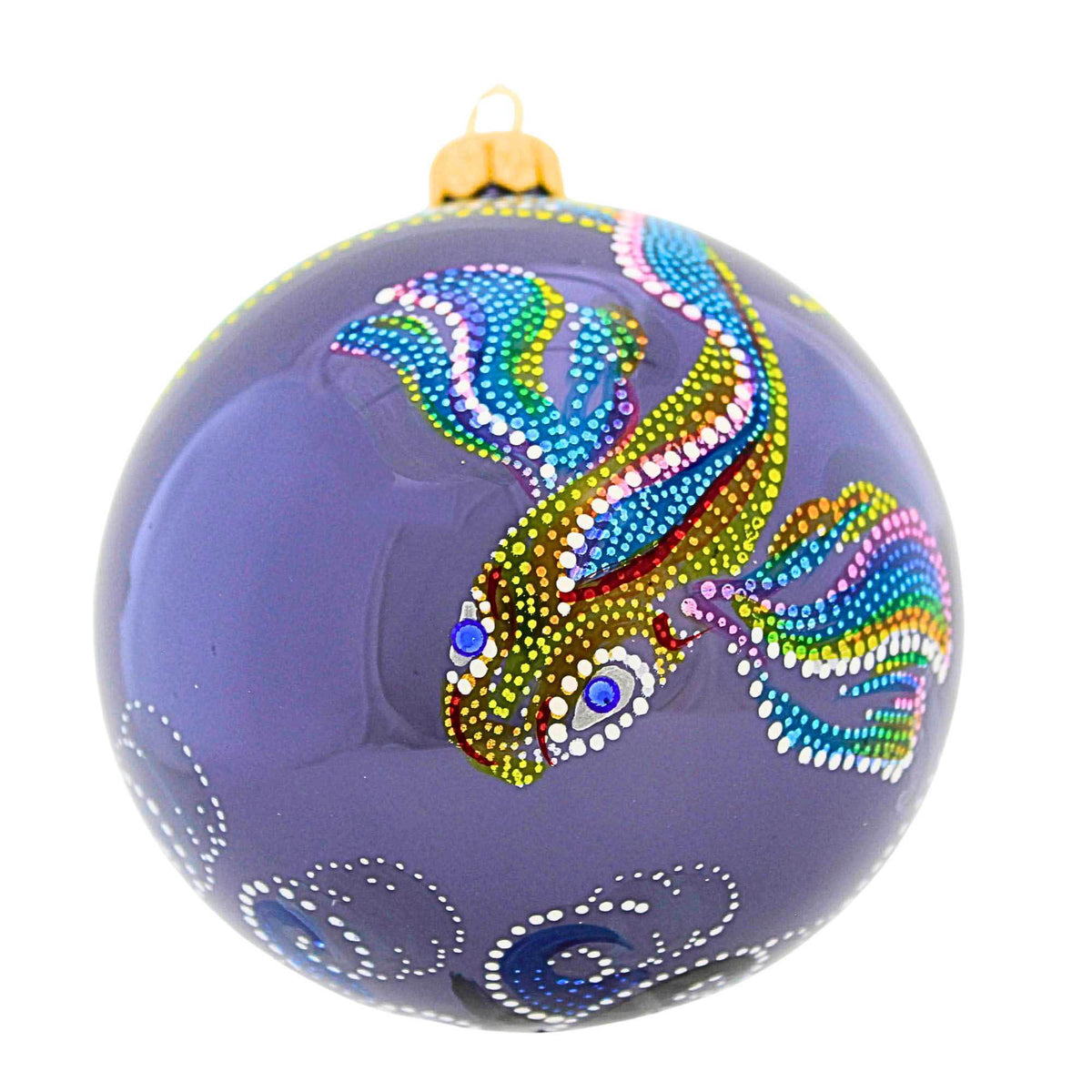 Glitter Lab Mandala Fish Ball - - SBKGifts.com