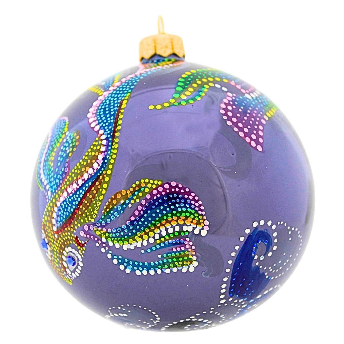 Glitter Lab Mandala Fish Ball - - SBKGifts.com