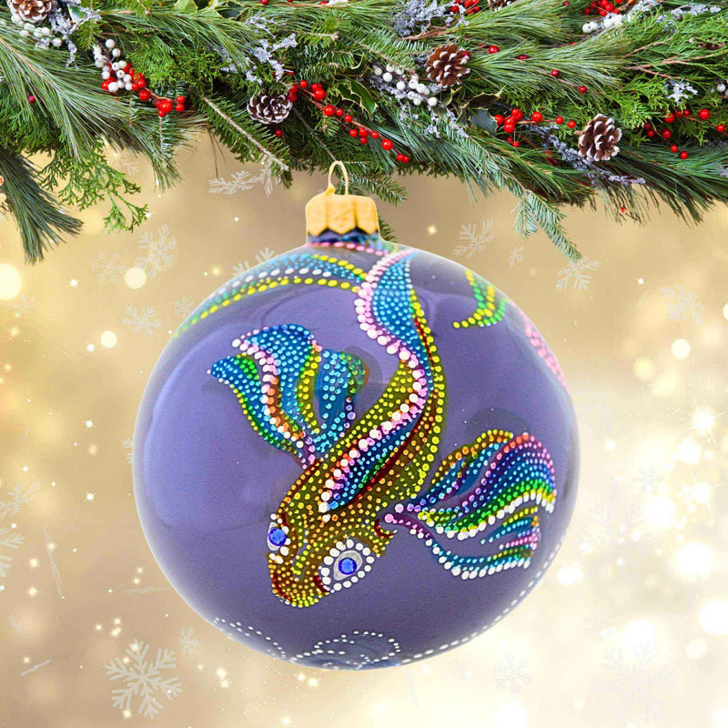 Glitter Lab Mandala Fish Ball - - SBKGifts.com