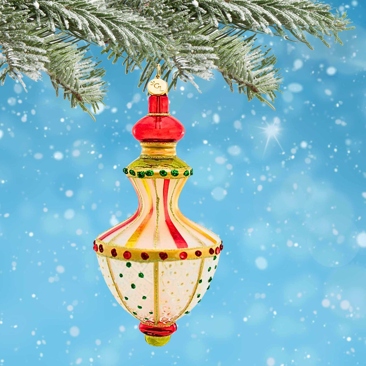 Glitter Lab Translucent Hourglass Drop - - SBKGifts.com