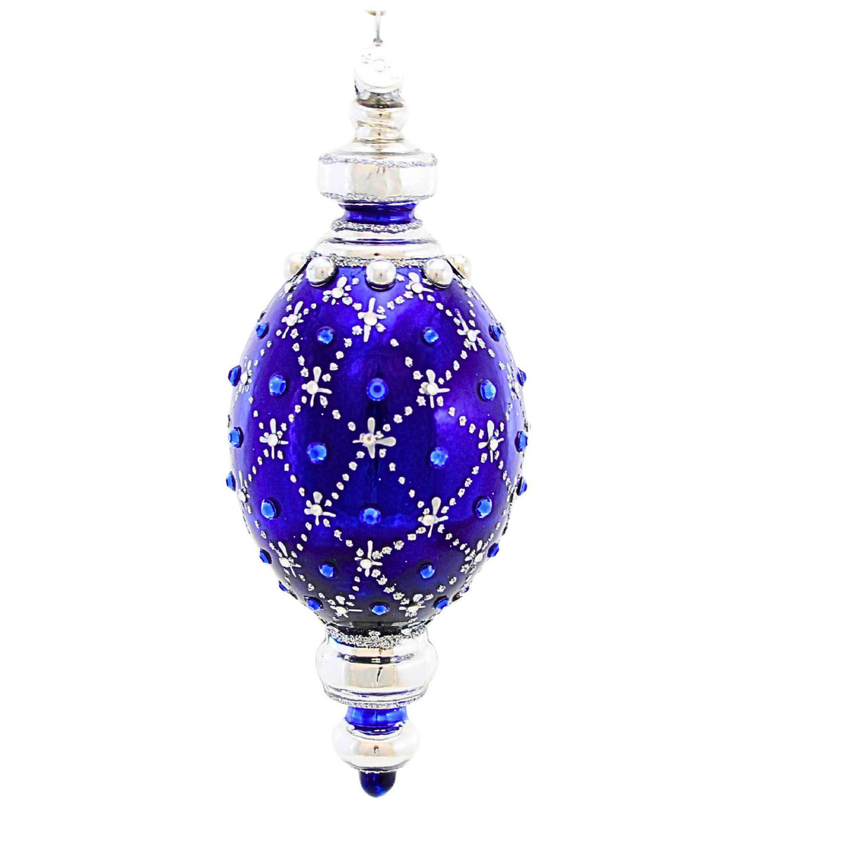 Glitter Lab Jeweled Oval Drop - - SBKGifts.com