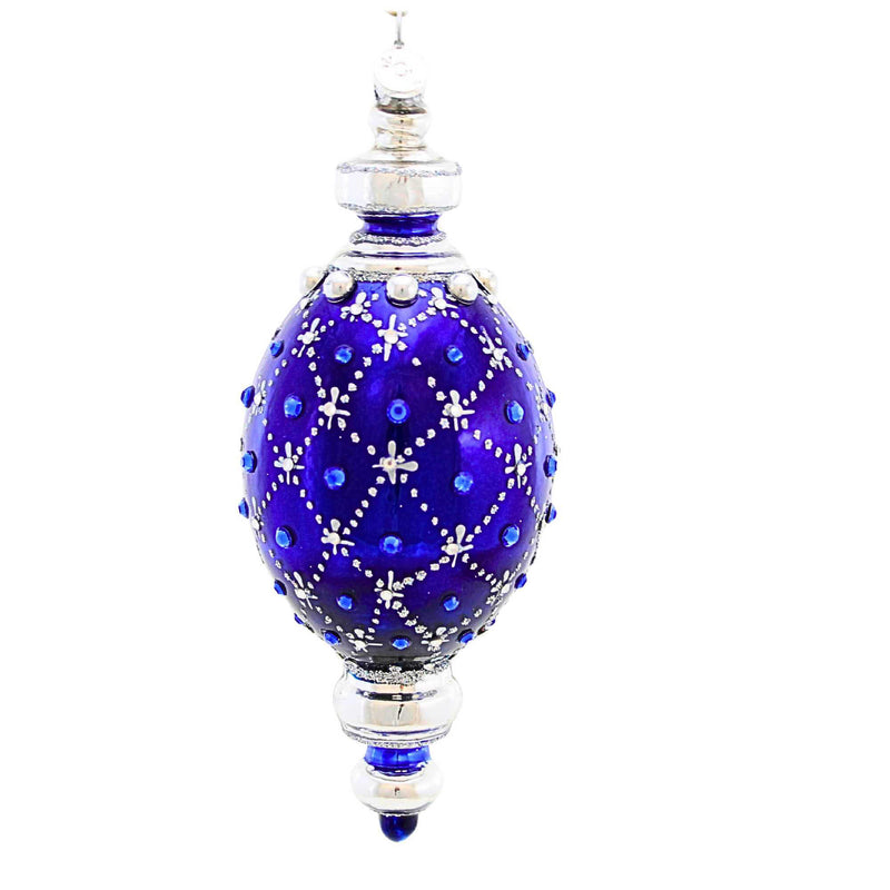 Glitter Lab Jeweled Oval Drop - - SBKGifts.com