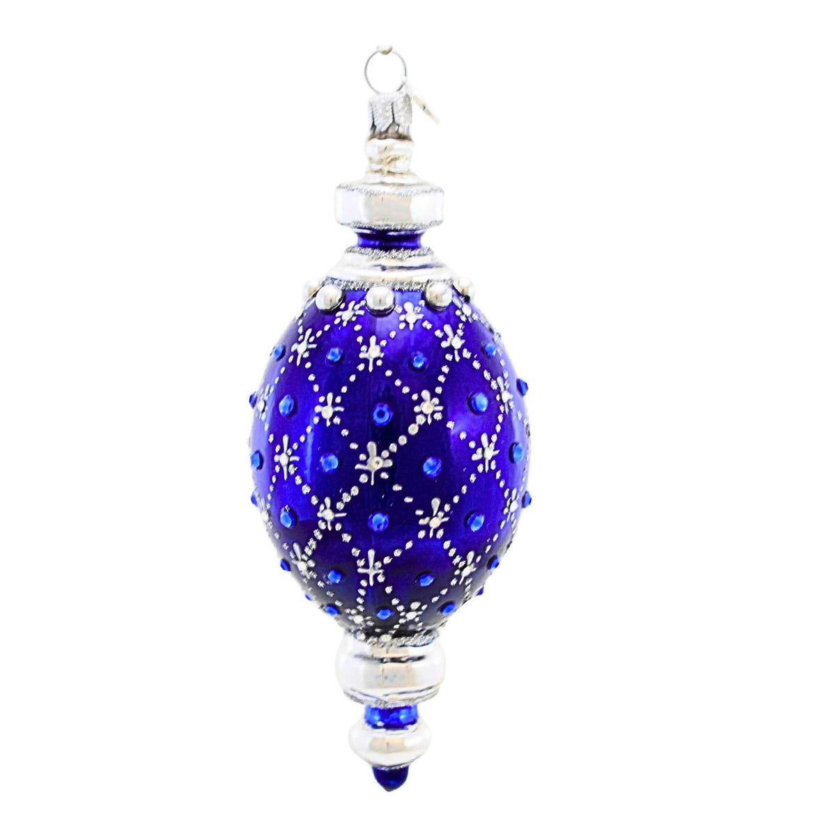 Glitter Lab Jeweled Oval Drop - - SBKGifts.com