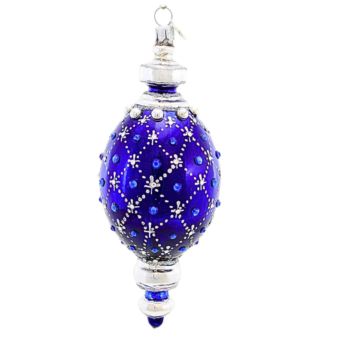 Glitter Lab Jeweled Oval Drop - - SBKGifts.com