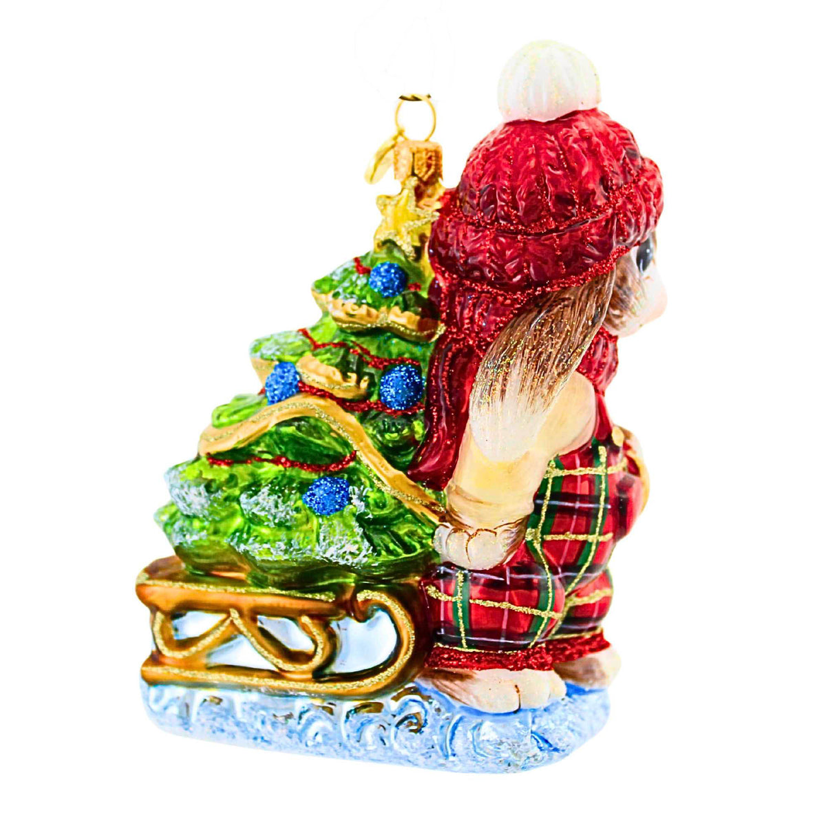 Glitter Lab Baby Hare In Tartan Pants - - SBKGifts.com