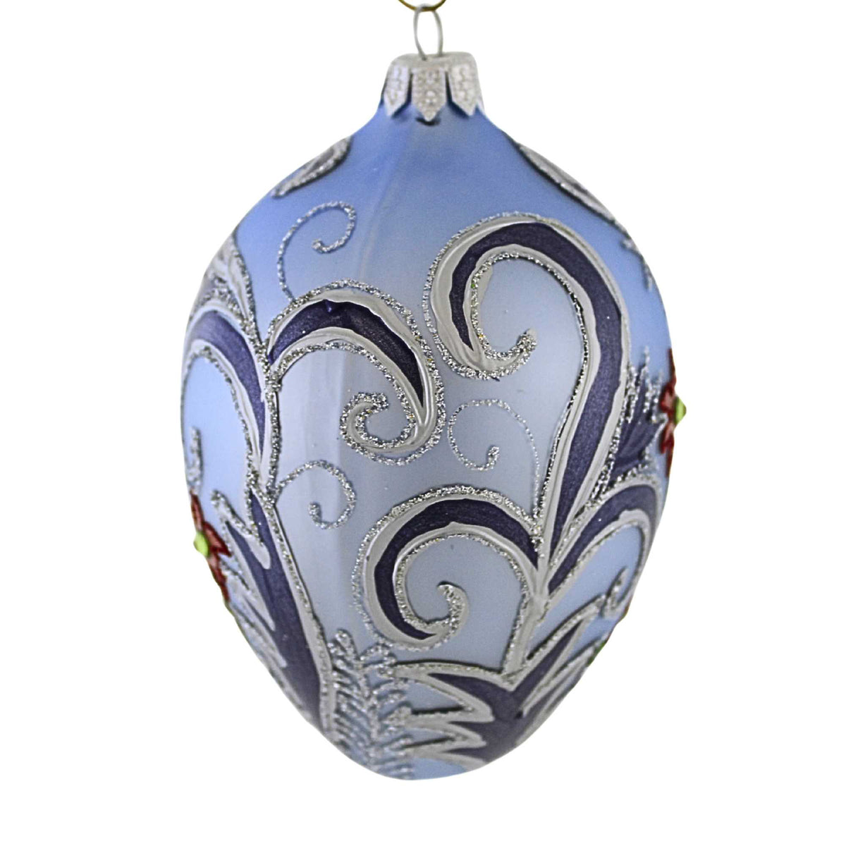 Miss Christmas Winter Blooms Faberge Egg - - SBKGifts.com