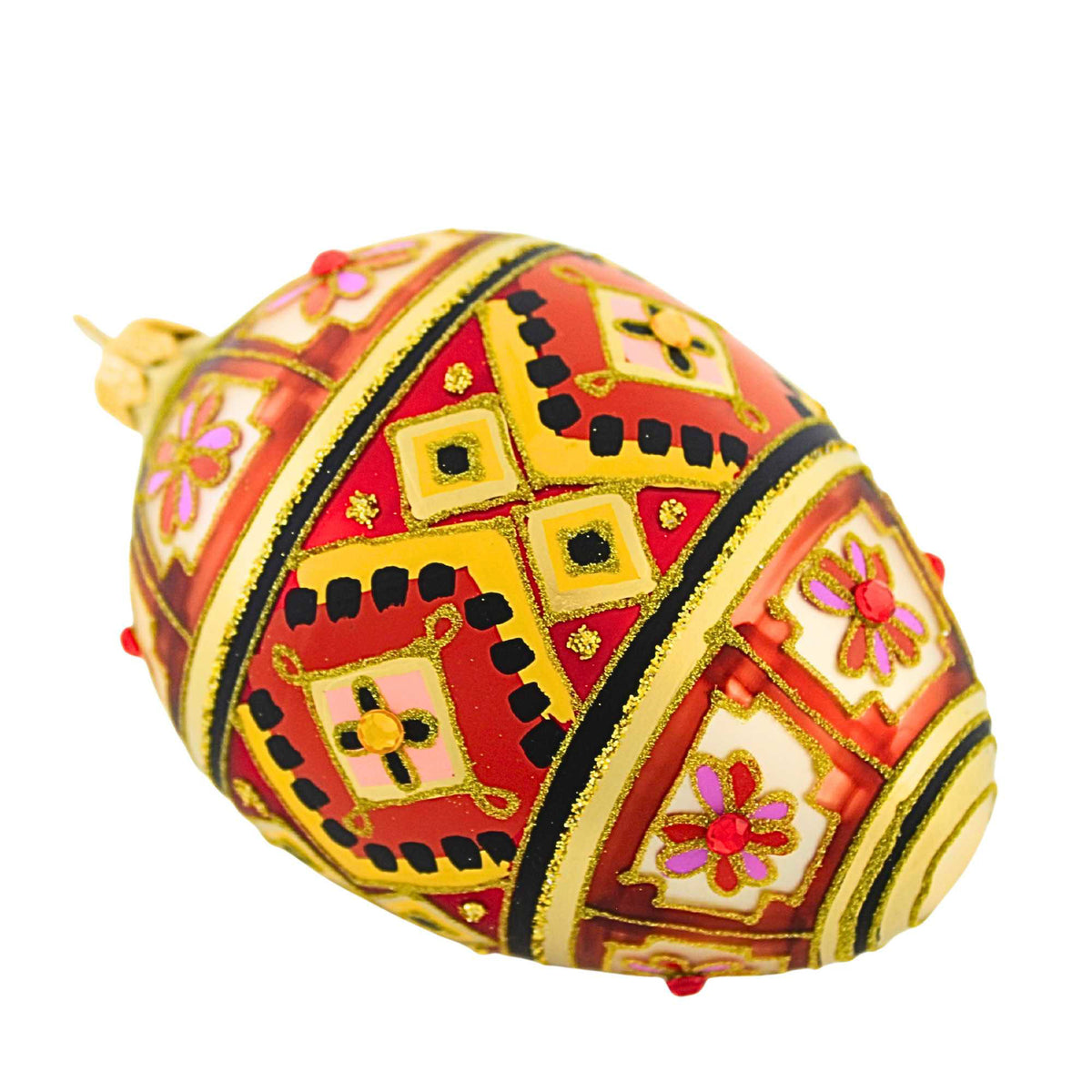 Miss Christmas Rosemoor Red Faberge Egg - - SBKGifts.com