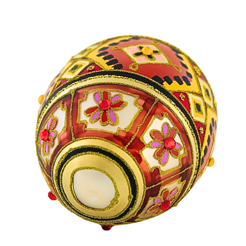 Miss Christmas Rosemoor Red Faberge Egg - - SBKGifts.com