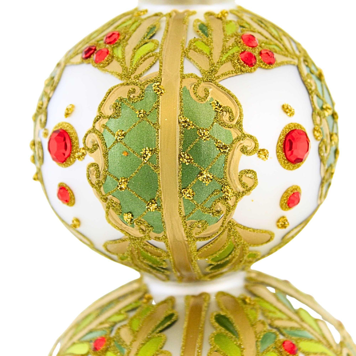 Miss Christmas Classic White And Gold Tree Topper - - SBKGifts.com