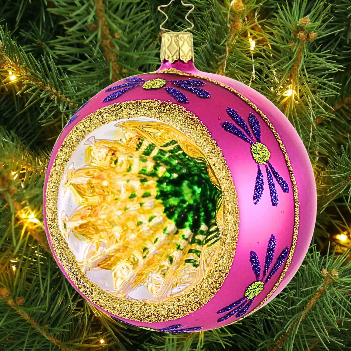 Inge Glas Large Christmas Twinkles Ornament Handmade Germany - - SBKGifts.com