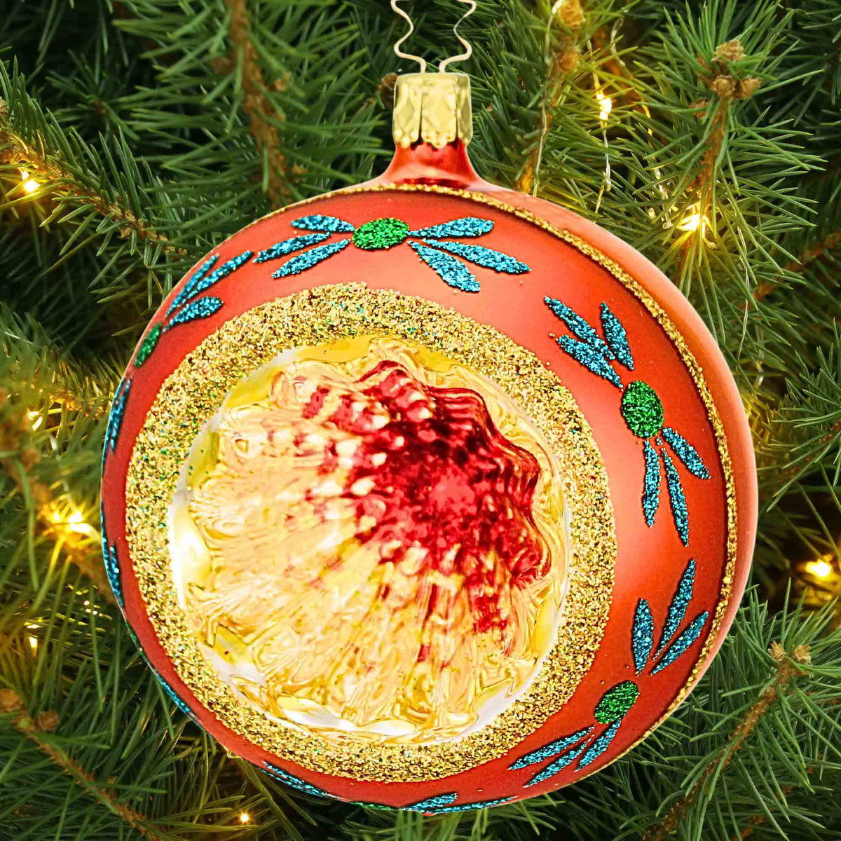 Inge Glas Large Christmas Twinkles Ornament Handmade Germany - - SBKGifts.com