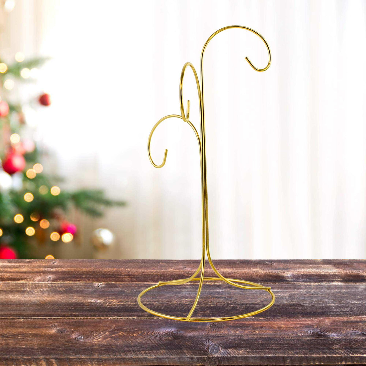 Bards Brand 3 Tiered Gold-Toned Ornament Stand - - SBKGifts.com