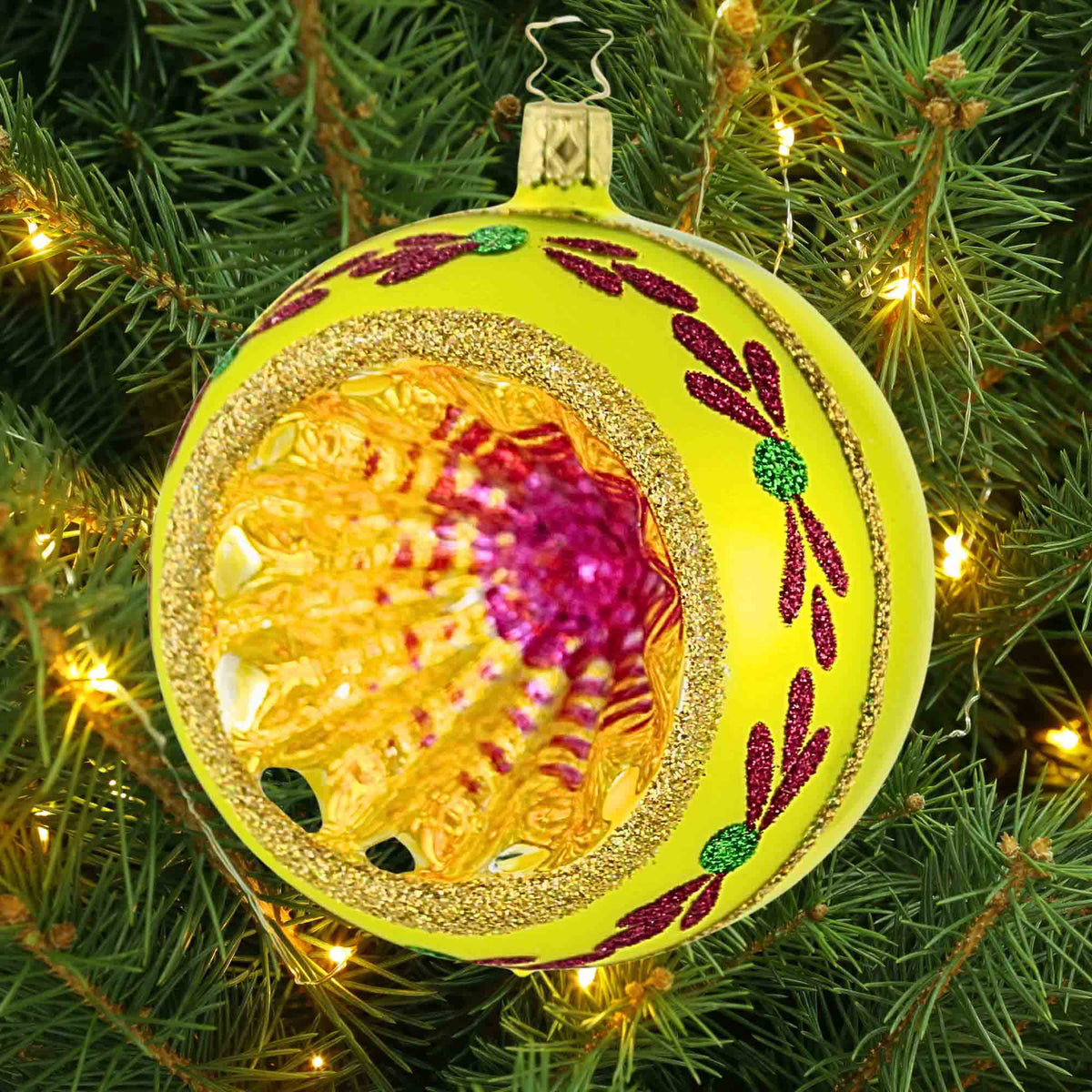 Inge Glas Large Christmas Twinkles Ornament Handmade Germany - - SBKGifts.com