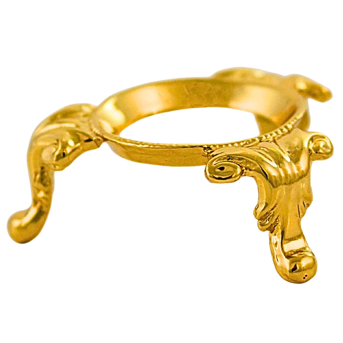 Bards Brand Gold-Toned Egg Stand Princess Ann - - SBKGifts.com
