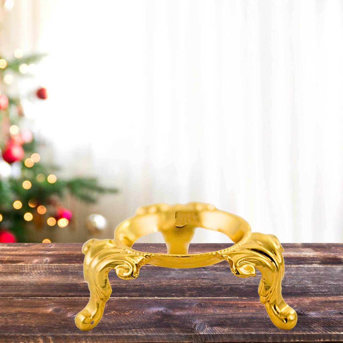 Bards Brand Gold-Toned Egg Stand Princess Ann - - SBKGifts.com