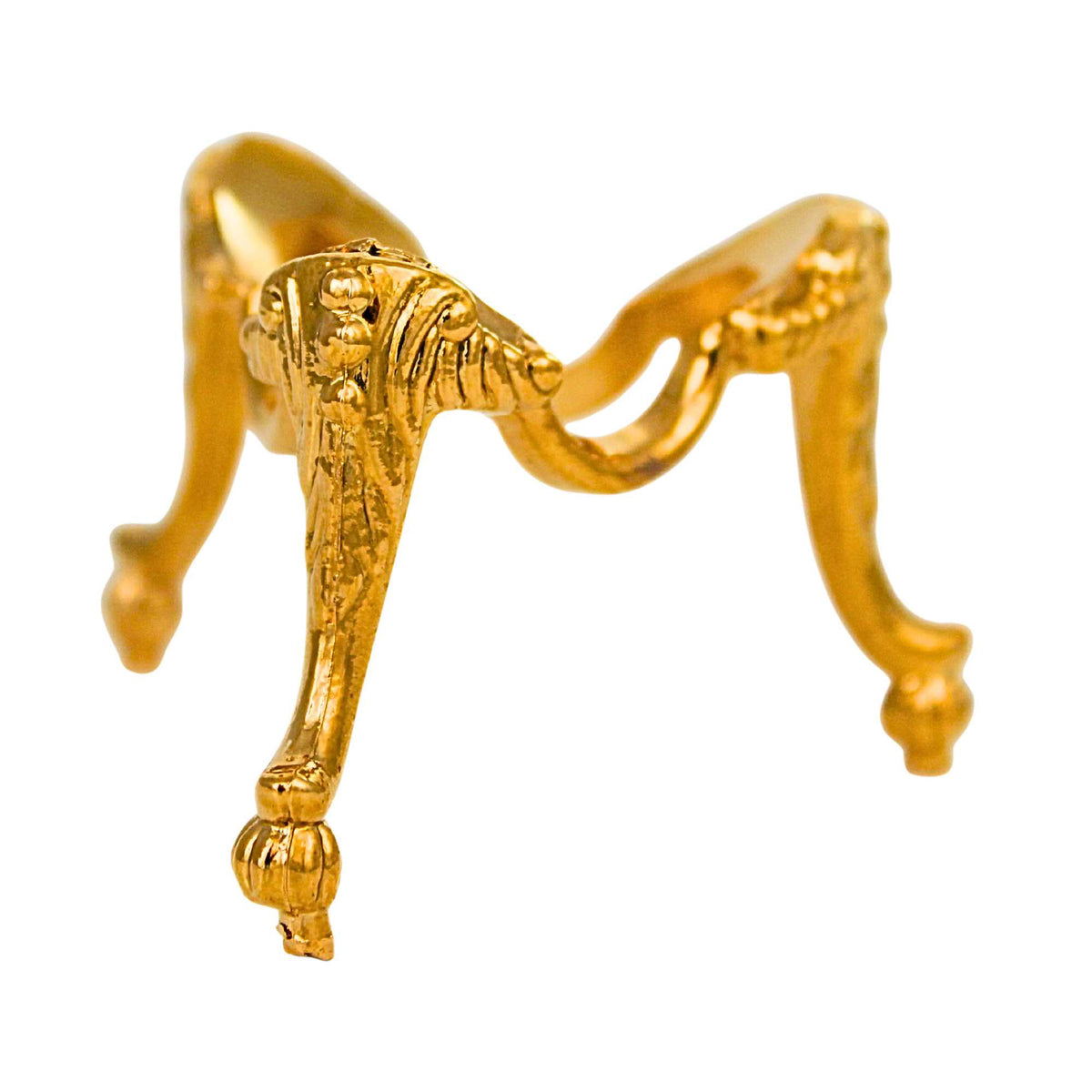 Bards Brand Shiny Brass-Toned Egg Stand - - SBKGifts.com