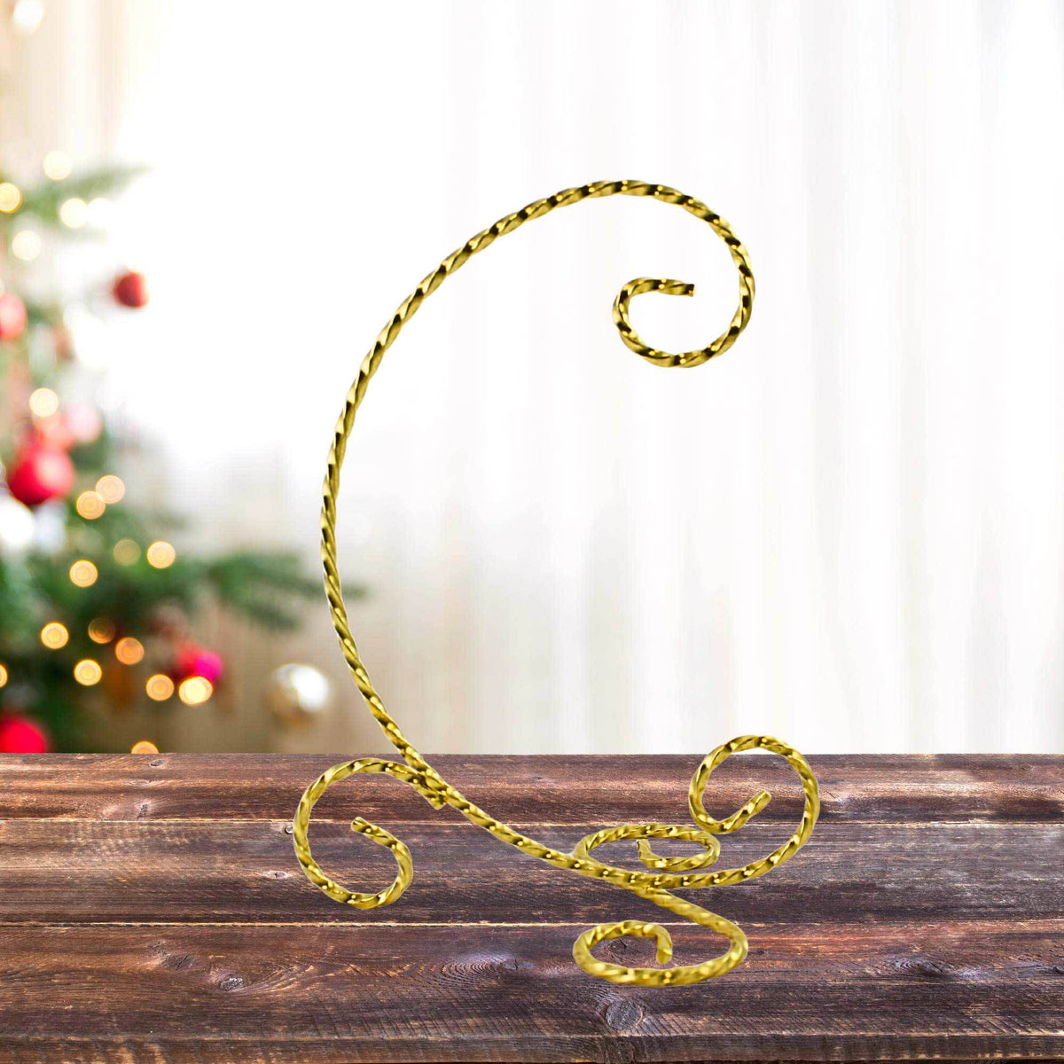 Bards Brand Gold-Toned Ornament Stand 7.500 Inch - - SBKGifts.com