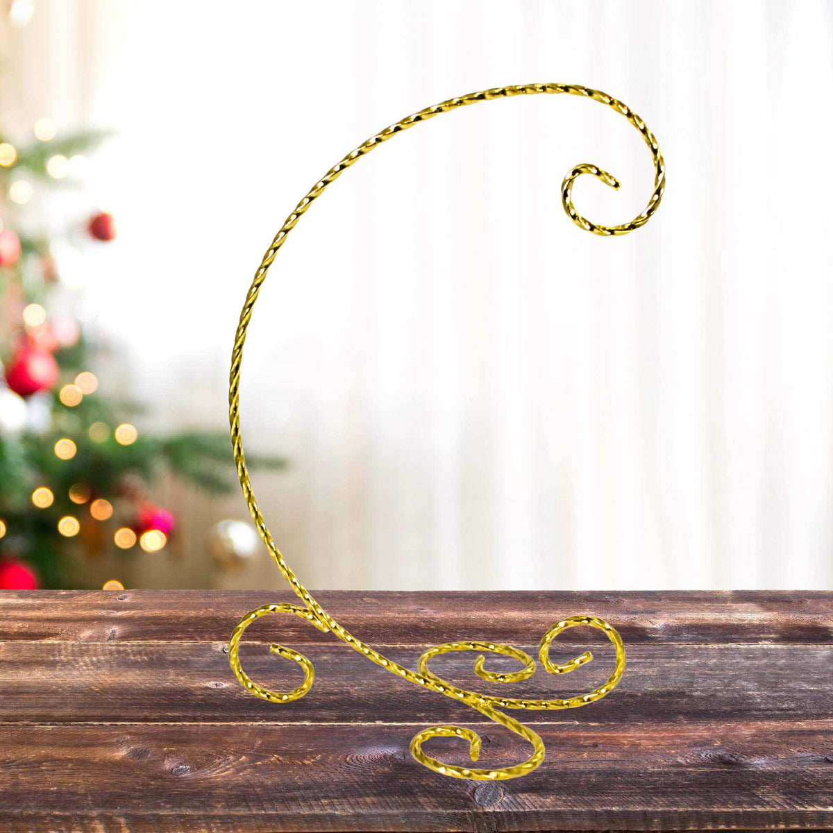 Bards Brand Gold-Toned Ornament Stand 9.50 Inch - - SBKGifts.com