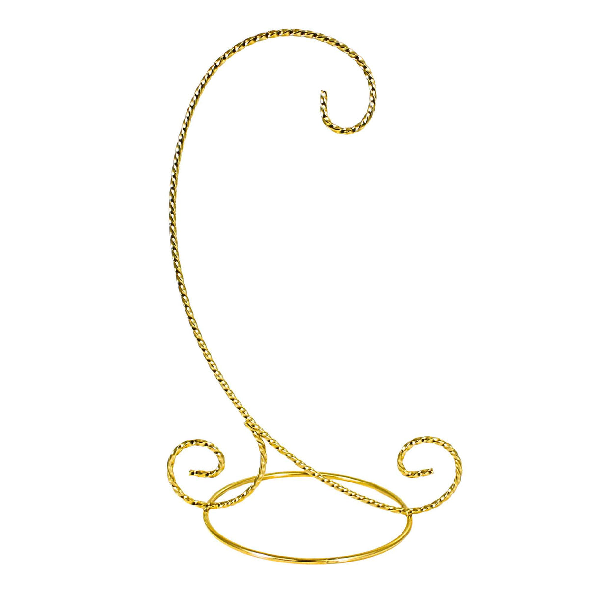 Twisted Gold-Toned Ornament Stand 9.00 Inch 64791