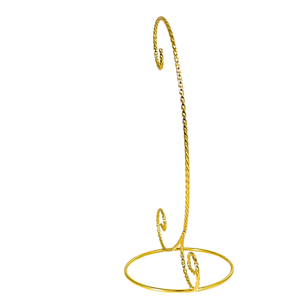 Bards Brand Twisted Gold-Toned Ornament Stand 9.00 Inch - - SBKGifts.com